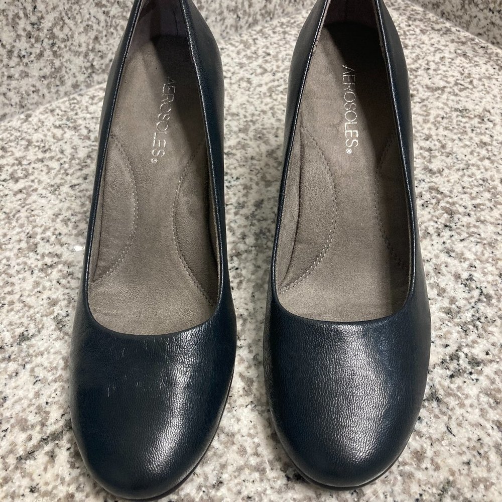 Aerosoles Dolled Up 3" Dress Pump Navy 8M